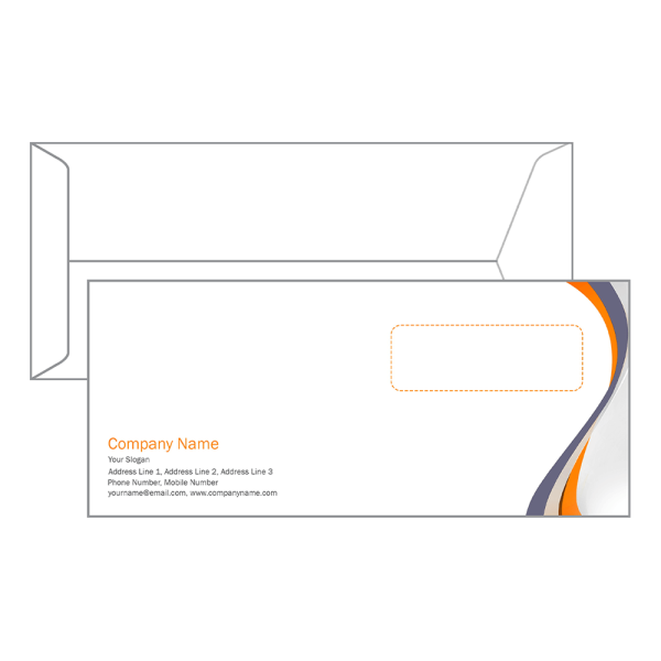 Custom Ophthalmologist Envelope Design