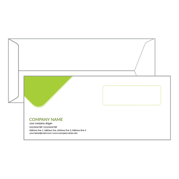 Custom professional  Envelope Design