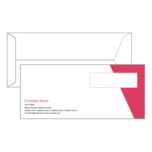 Custom Beauty Spa Envelope Design