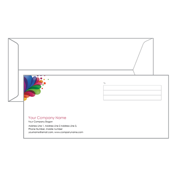 Custom Paint Shop Envelope Design