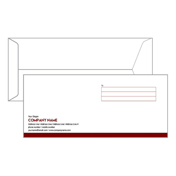 Custom Professional Envelope Design