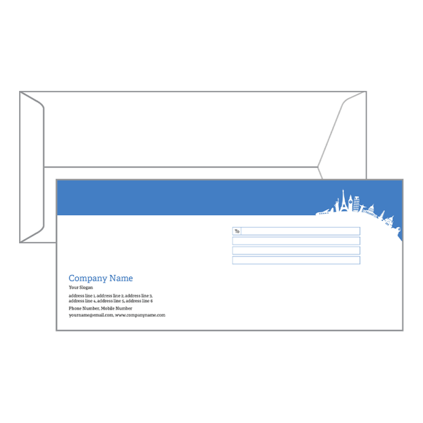 Custom Travel Agency Envelope