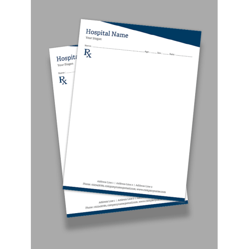 Premium Prescription Pad Design