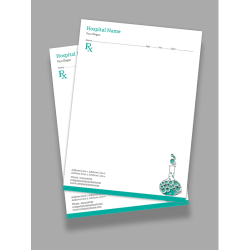 Medical Lab Prescription Pad Design