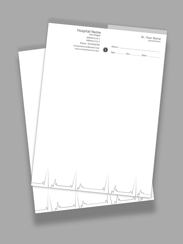 Buy printed Doctor Prescription Pad Formats Online India
