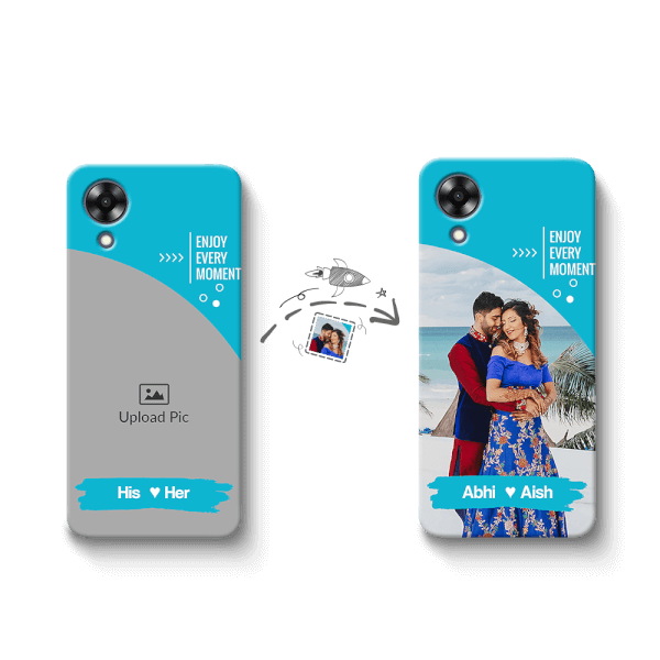 Oppo A17k Customized Photo Printing on Mobile Back Cover Online