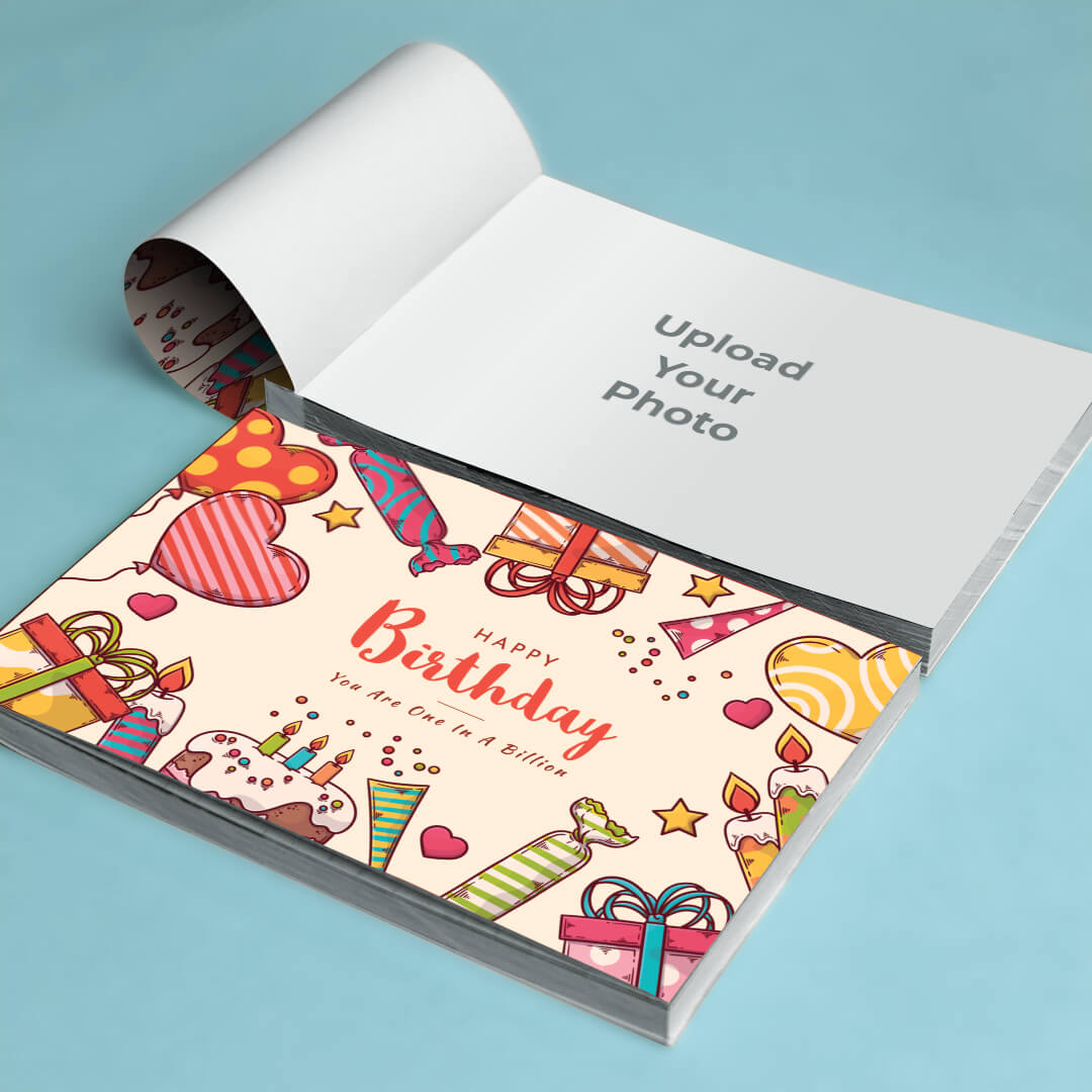 Buy Gifts for your Birthday Design Cover Personalised photo book