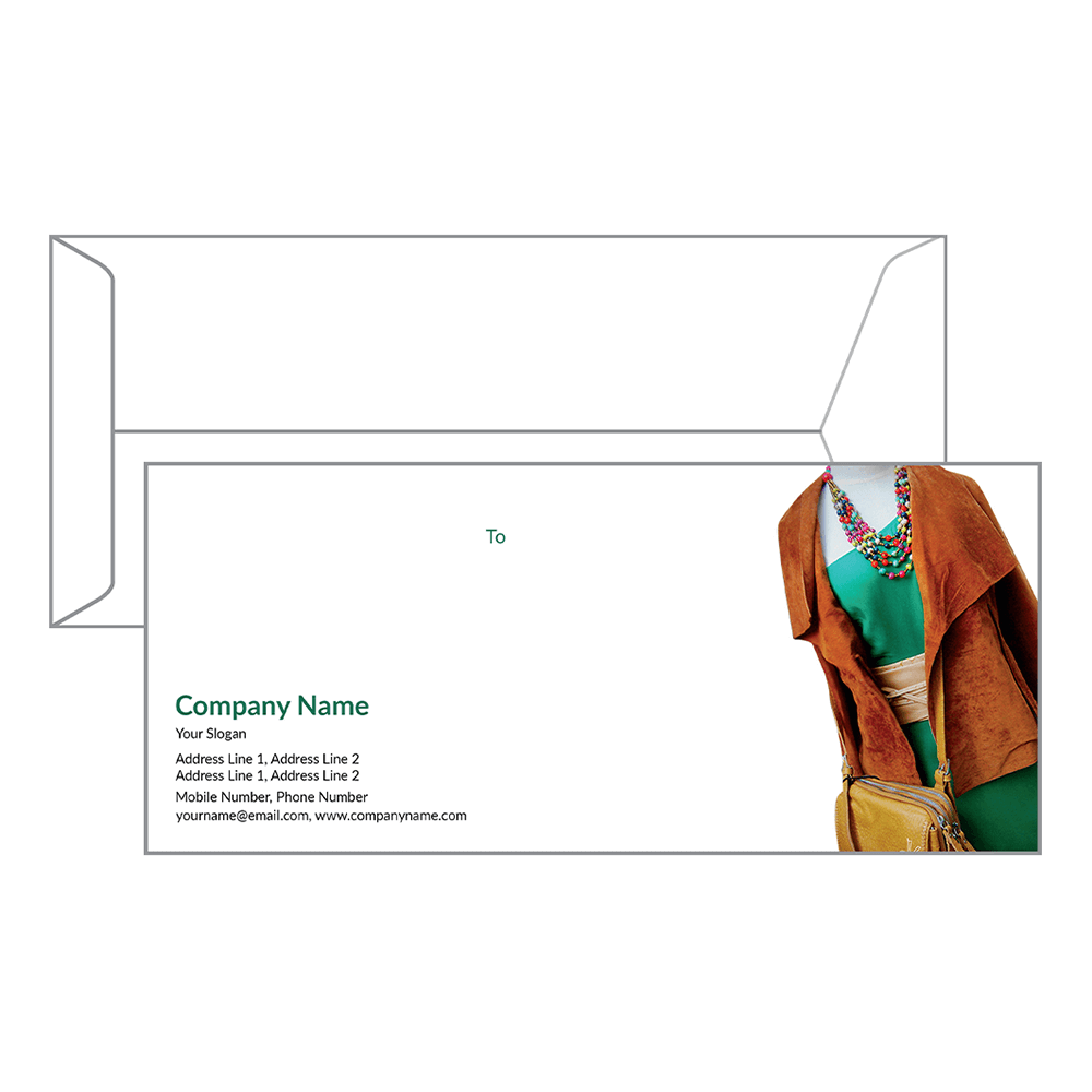 Fashion Designer Envelope Design