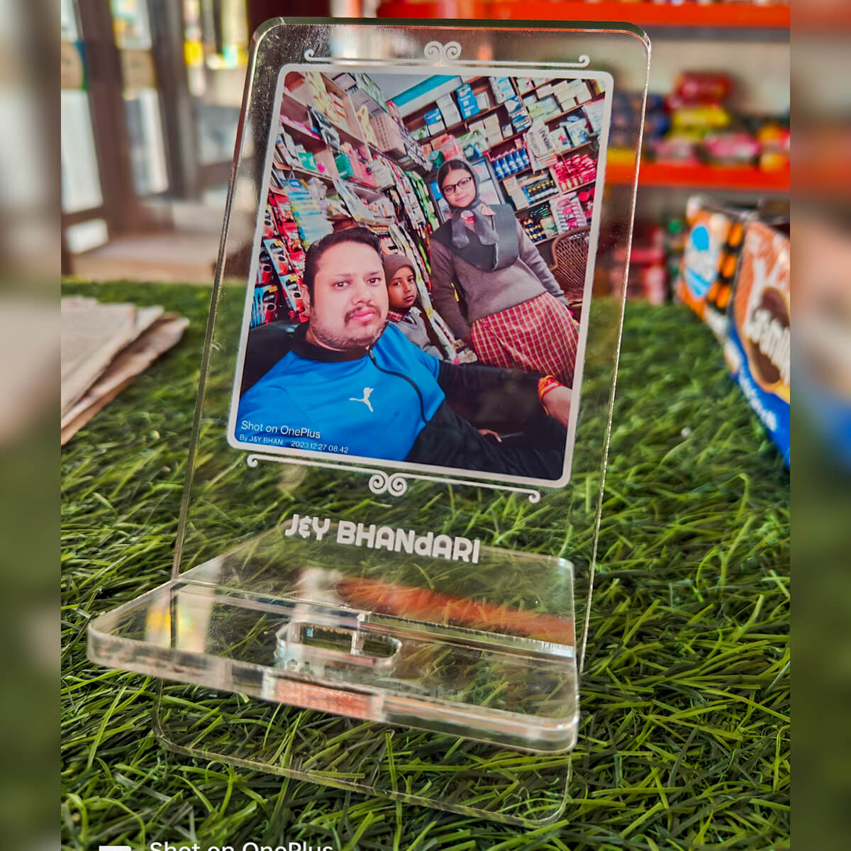 Checkout Acrylic Phone Stand - Customer Google Image Review - 15