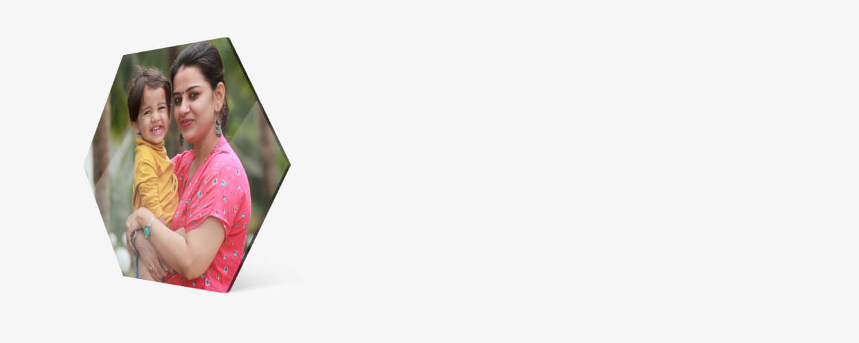 Acrylic Wall Frames Hexagon Vivid Color Gamut