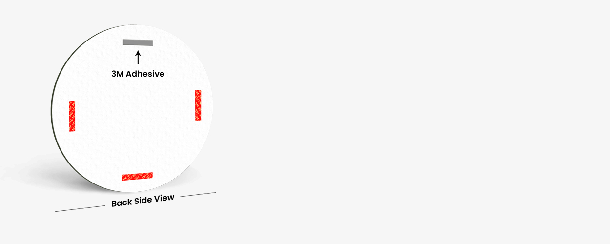 Acrylic Wall Frames Round Easy To Install