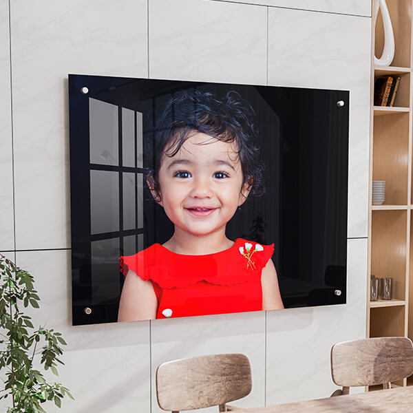 Custom Acrylic Photo Frames on Wall with your Photo Printing Online