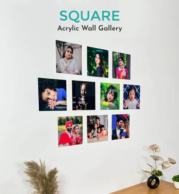Square Acrylic Wall Gallery