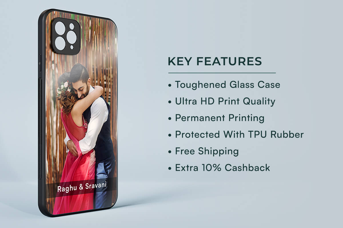 Customized Glass Phone Cases with Photo Printing Online in India