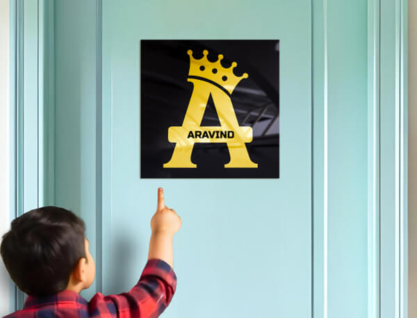 Royal Kids Nameplates for Boys