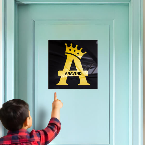 Royal Kids Nameplates for Boys