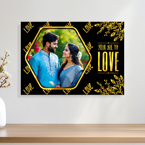 Acrylic Gold Photo Frames