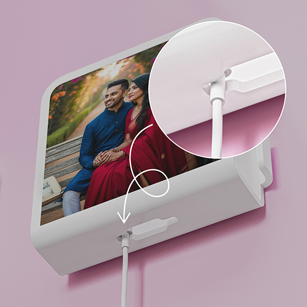 Phone Charging Holder Specifications - Charging Cable Slot for Secure Access